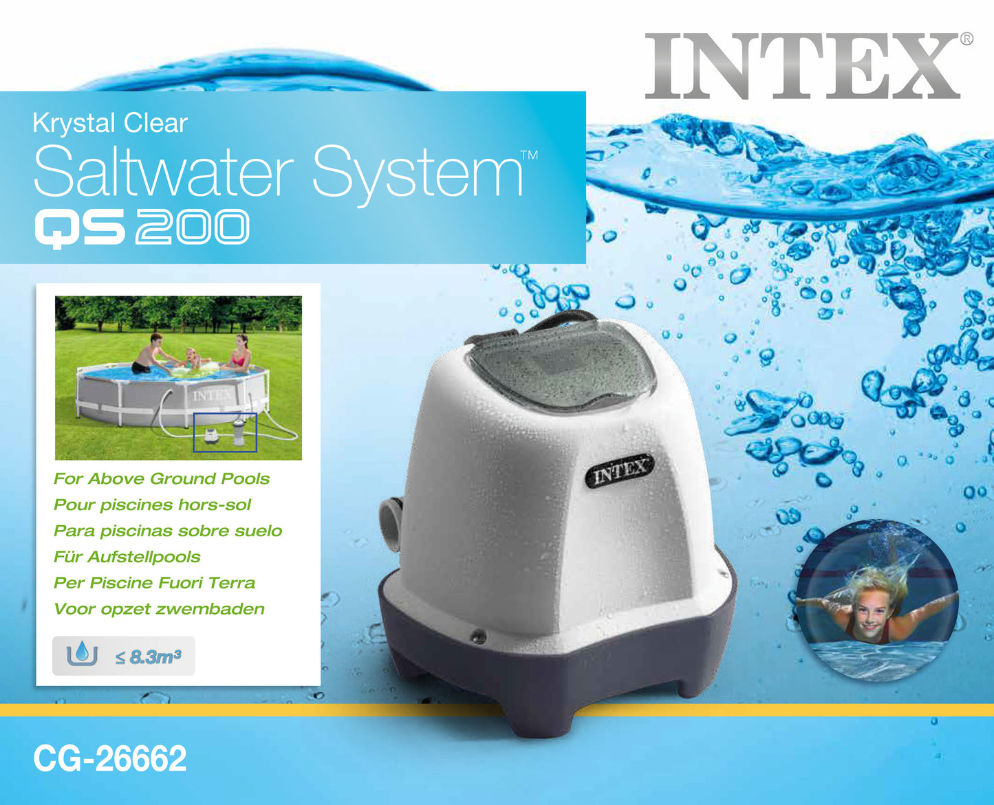 Intex Krystal Clear Saltwater System QS200