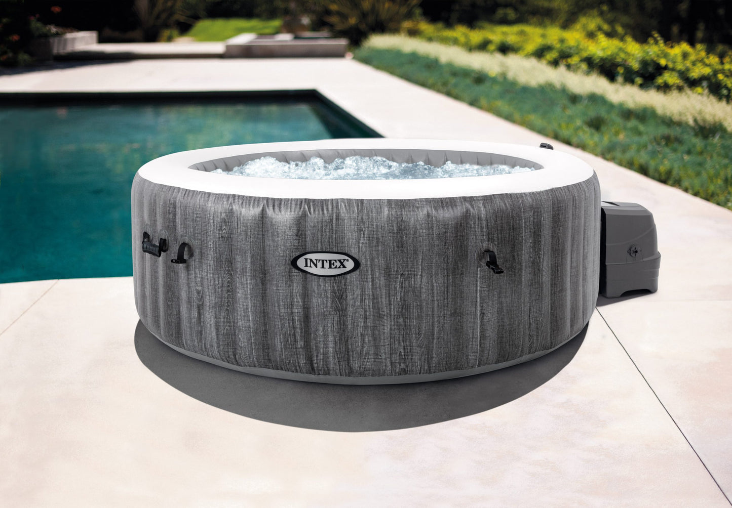 Intex PureSpa Greywood Deluxe