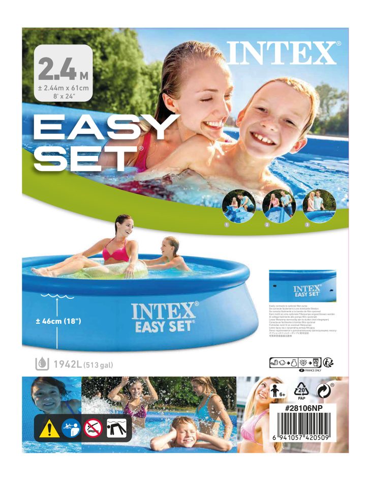 8ft x 24in Easy Set Pool - Image 4