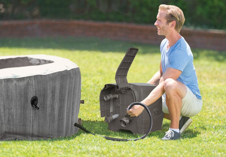 Intex PureSpa Greywood Deluxe 4 Person - Image 6