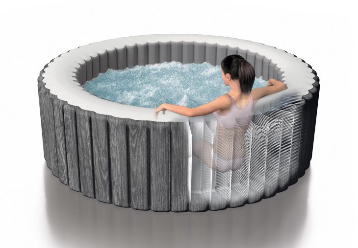 Intex PureSpa Greywood Deluxe 4 Person - Image 7