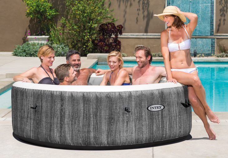 Intex PureSpa Greywood Deluxe 6 Person - Image 4