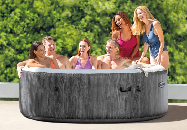 Intex PureSpa Greywood Deluxe 6 Person - Image 2
