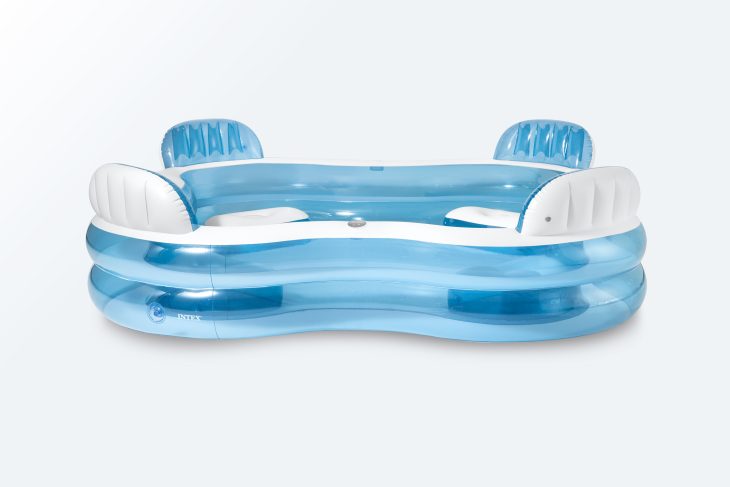 Intex 90 x 90in Swim Centre Family Lounge Pool - Image 9