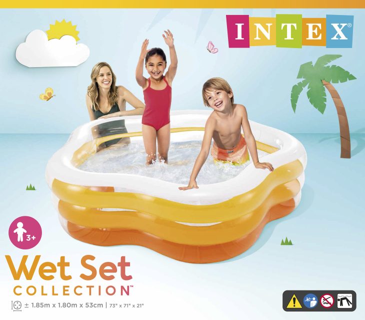 Intex 73" x 71" Summer Colours Swim Center Pool - Image 2