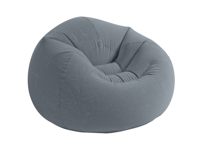 Grey Beanless Bag Chair